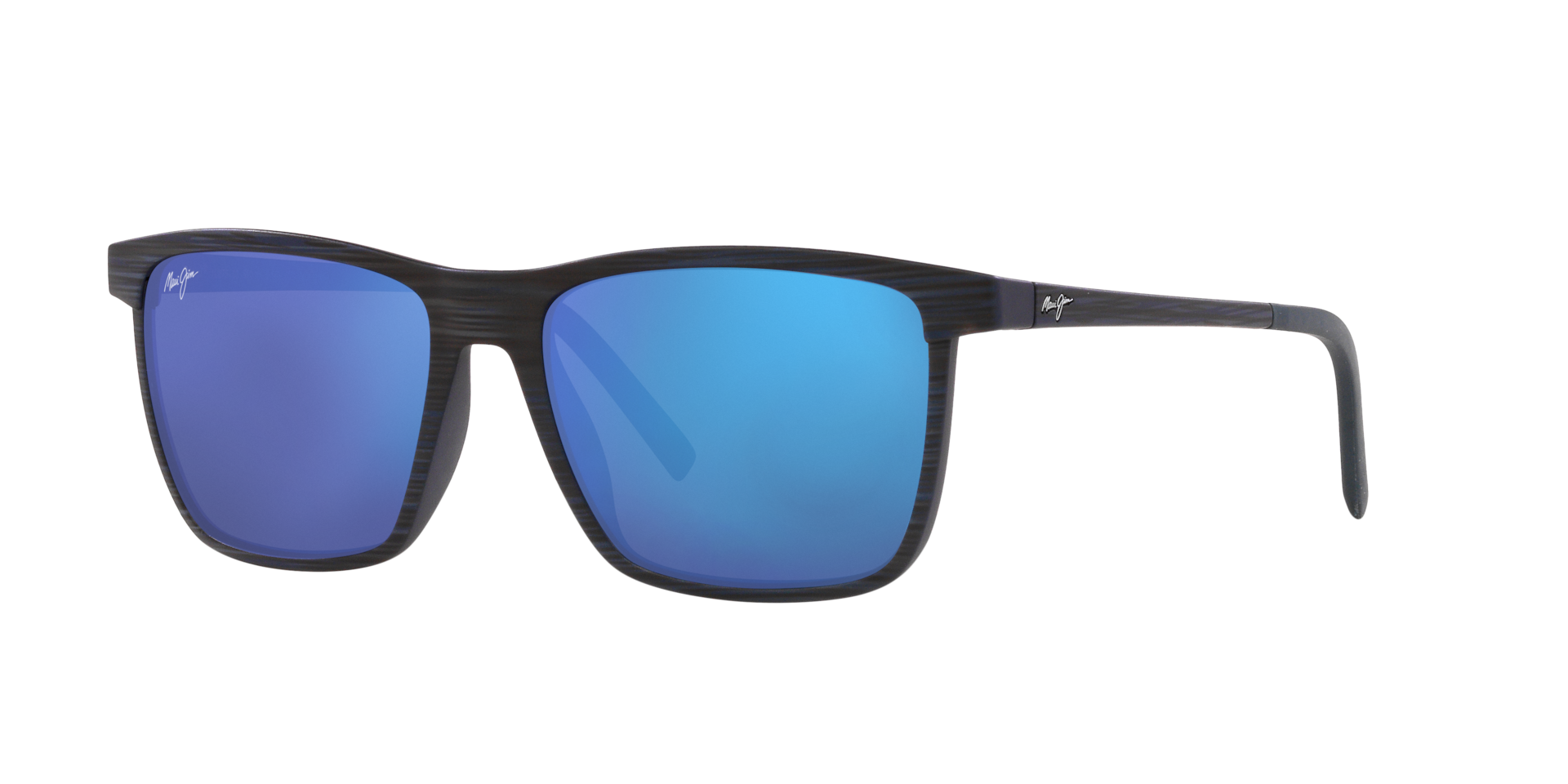 Maui Jim One Way S (55 - 18) with Blue lenses and Silver frame