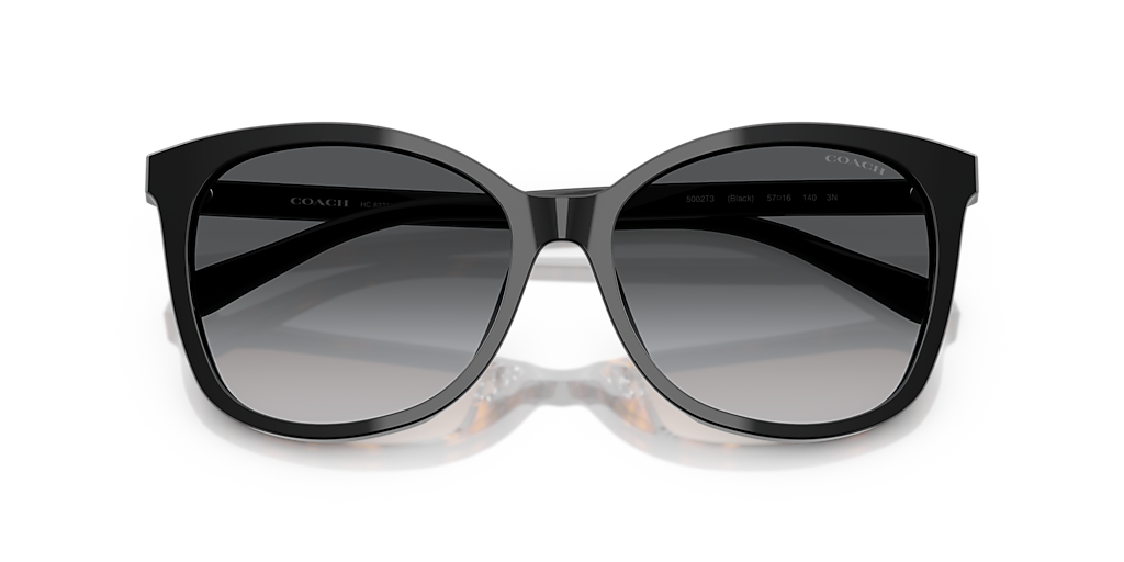 Coach L1101 M (57 - 16) with Grey lenses and Black frame