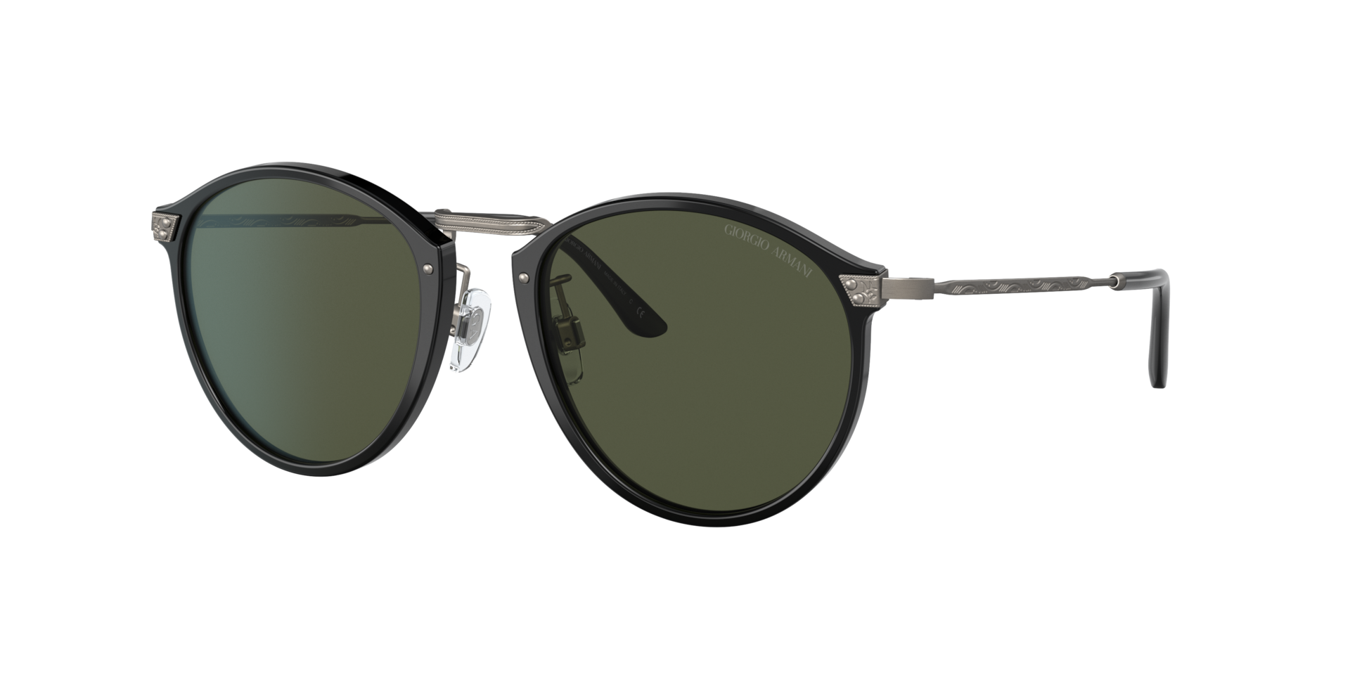 Giorgio Armani AR 318SM L (51 - 20) with Green lenses and Black