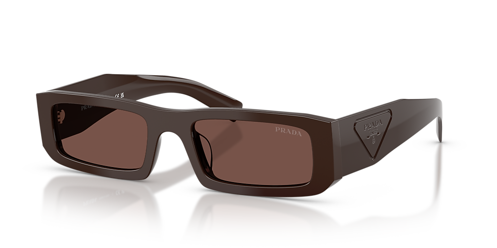 Prada PR D09SD L (54 - 20) with Brown lenses and Brown frame