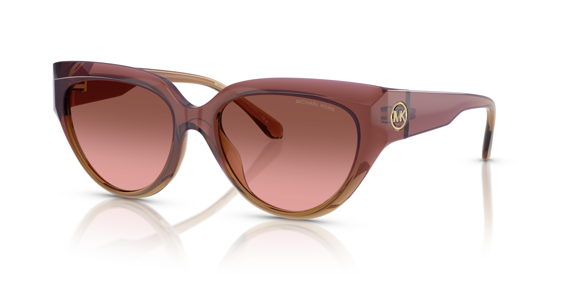 Michael Kors Boca Raton L (55 - 17) with Brown lenses and Pink