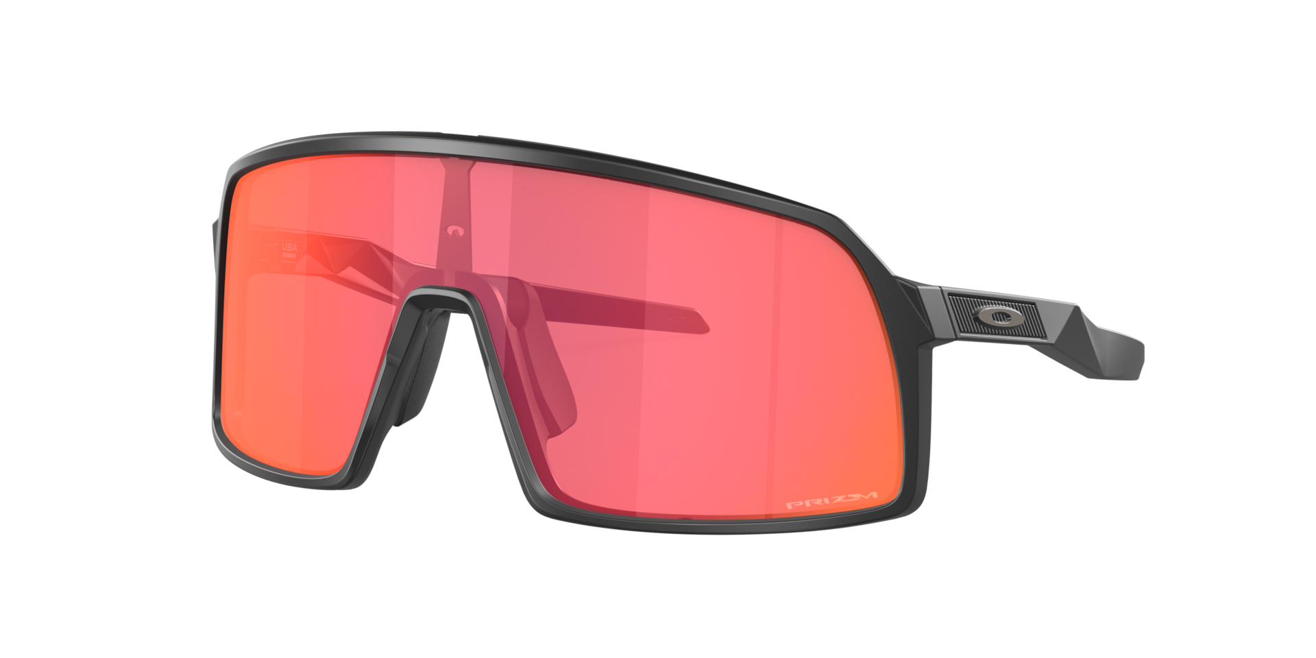 Oakley Unisex Sunglass Sutro S - Couleur du Monture: Noir mat, Couleur de Lentille: Prizm Trail Torch