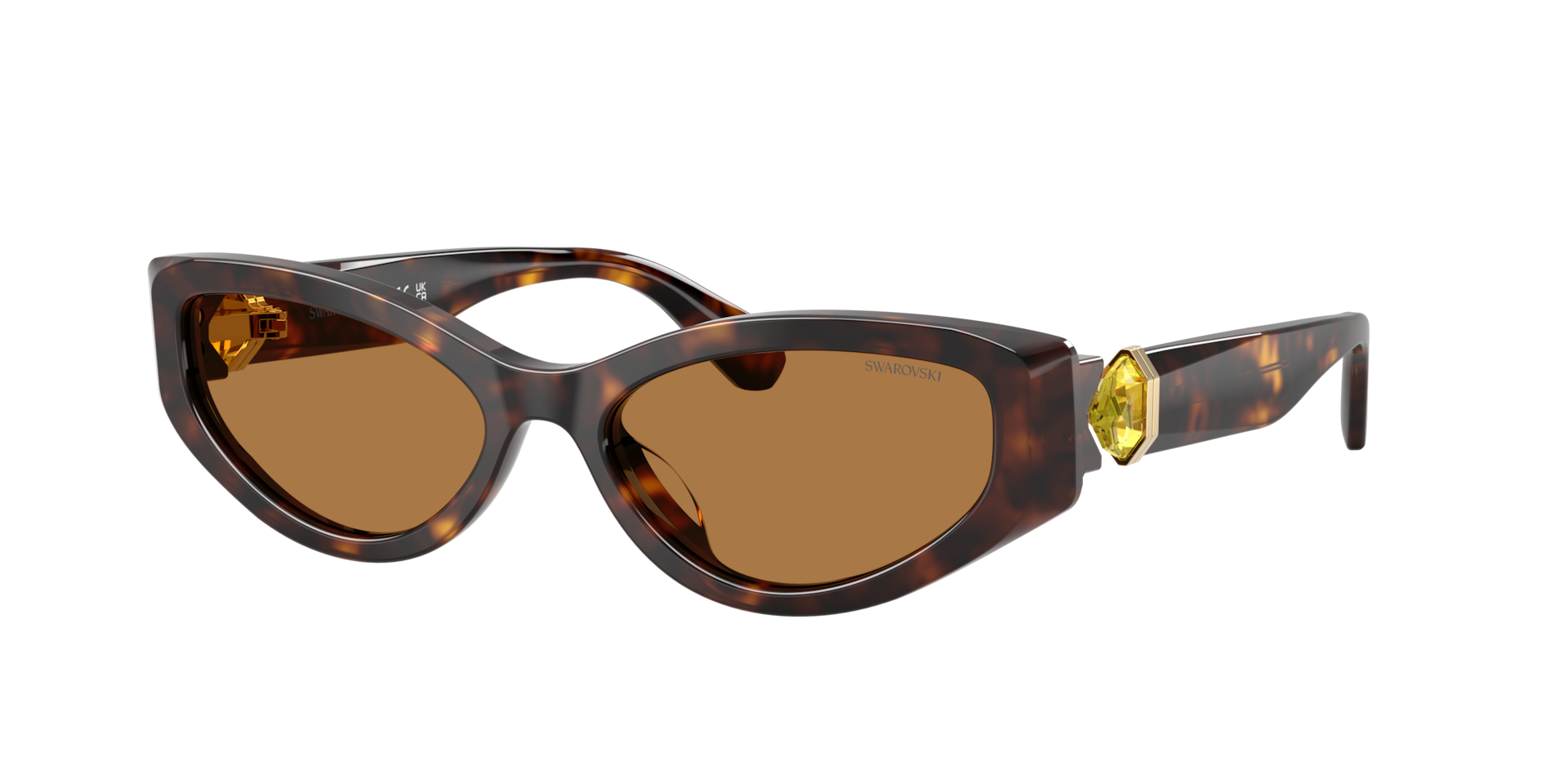 Swarovski Woman Sunglass SK6045U -  Frame color: Havana, Lens color: Bronze