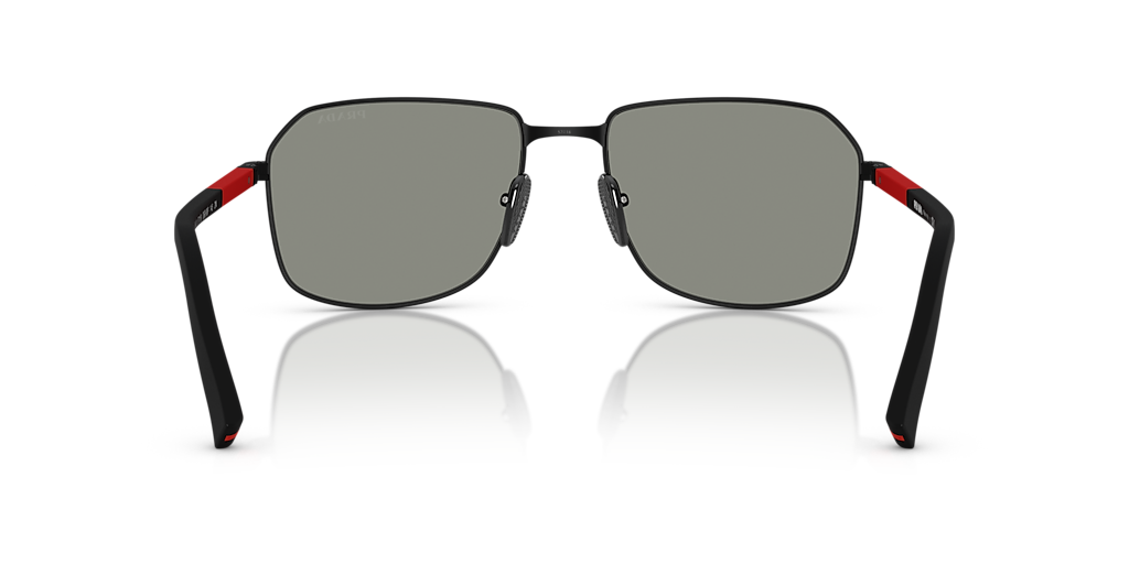 Prada Linea Rossa PS A51S XL (57 - 18) with Grey lenses and Black