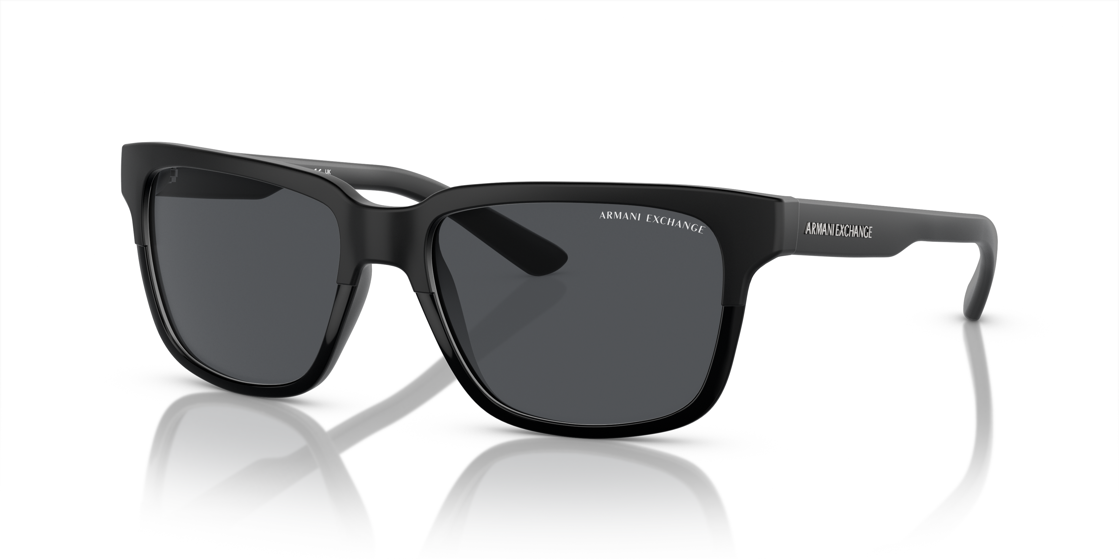 Armani Exchange AX4026S M (56 - 17) with Grey lenses and Black