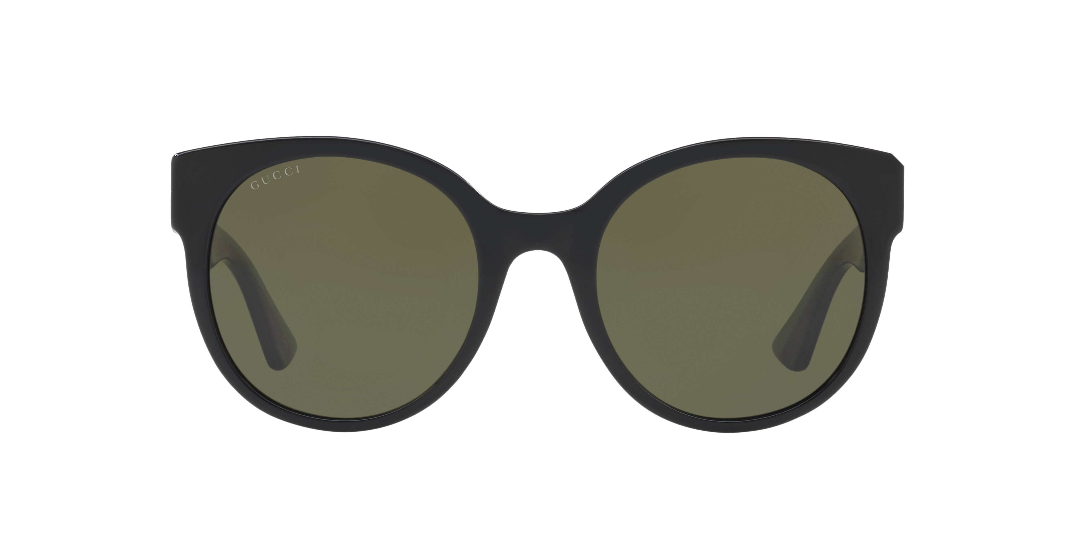 Gucci GG0035SN L (54 - 22) with Green lenses and Black frame