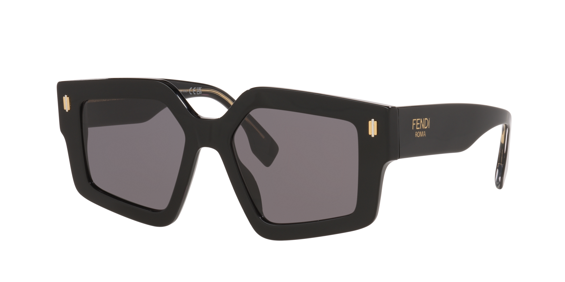 Fendi Femme Sunglass Fendi Roma FE40162I - Couleur du Monture Noir Couleur de Lentille Gris 145 €