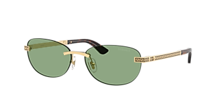 Versace VE2284 XXL (63 - 10) with Silver lenses and Gold frame