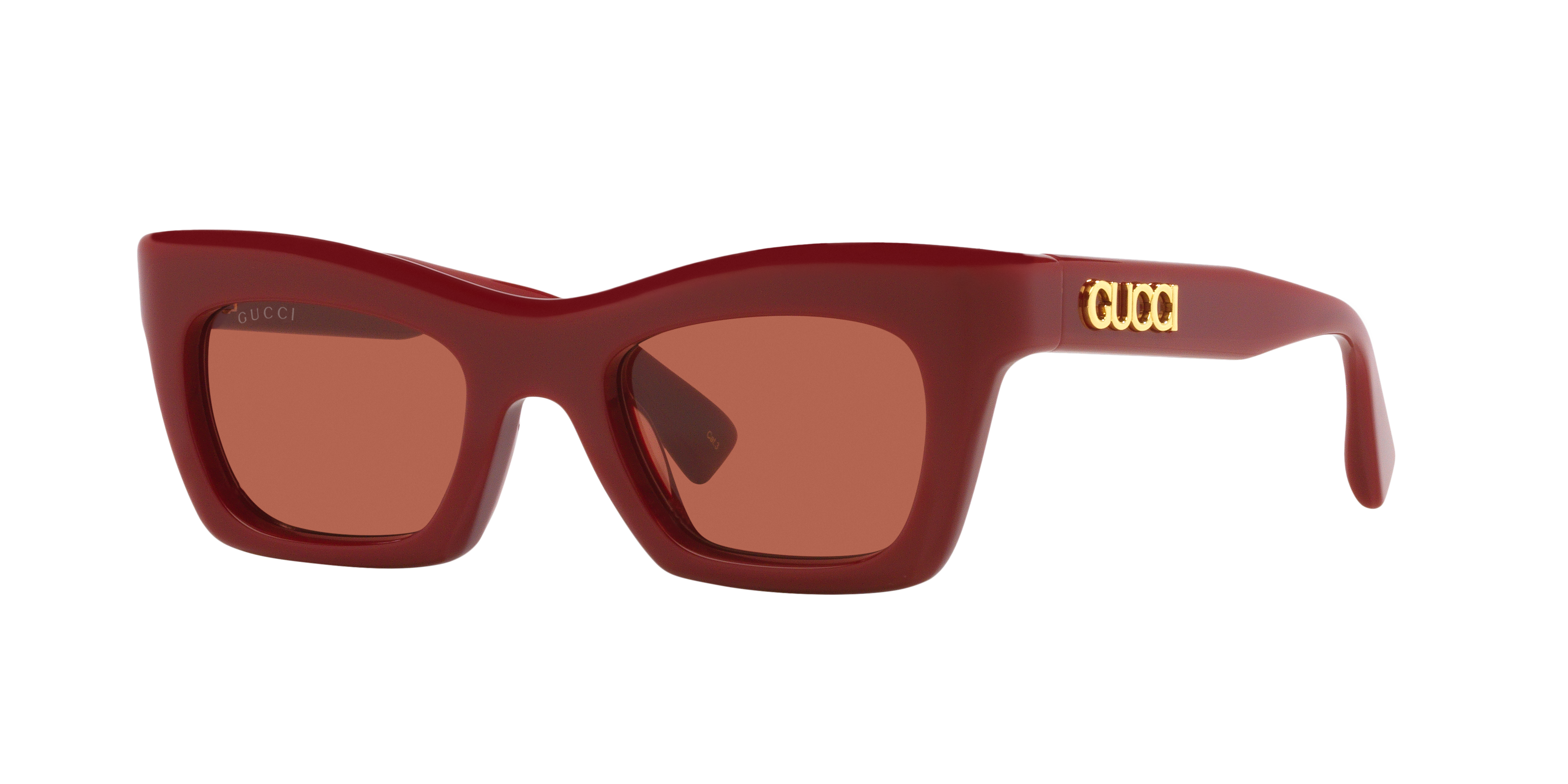 Gucci GG1773S XS (50 - 21) with Brown lenses and Red frame