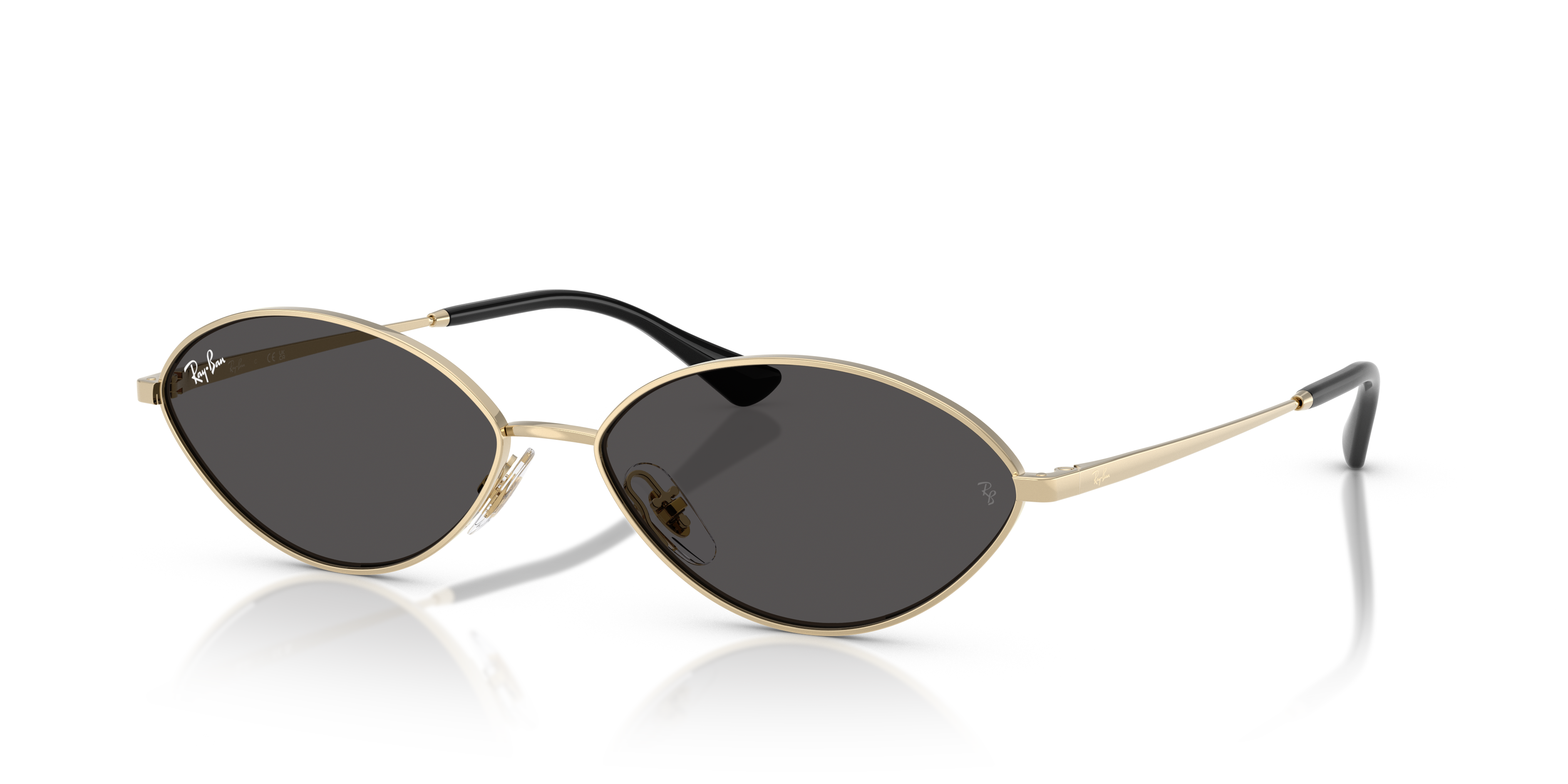 Ray-Ban Kai Bio-Based XL (59 - 15) with Grey lenses and Gold frame
