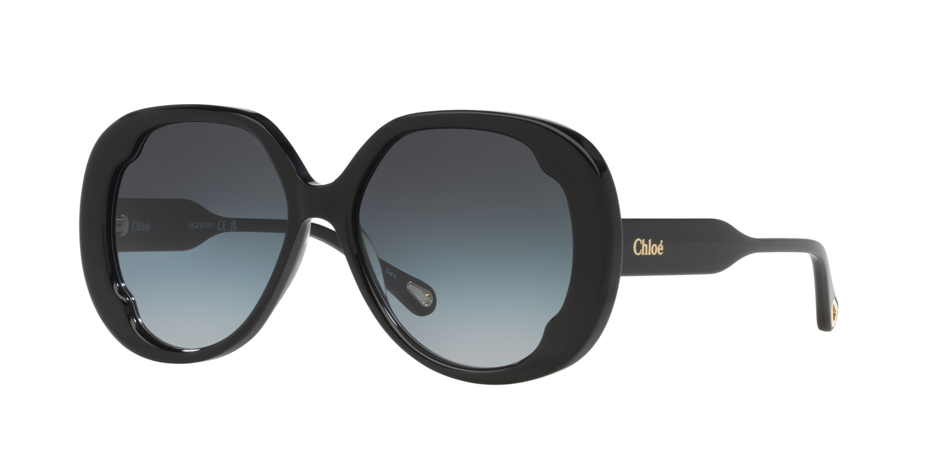 Chlo Femme Sunglass CH0195S - Couleur du Monture Noir Couleur de Lentille Gris 145 €
