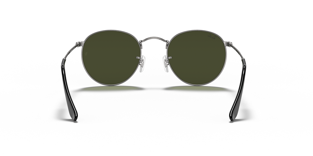 Ray-Ban Round Metal S (50 - 21) com Lentes Verde e Armação Cinza