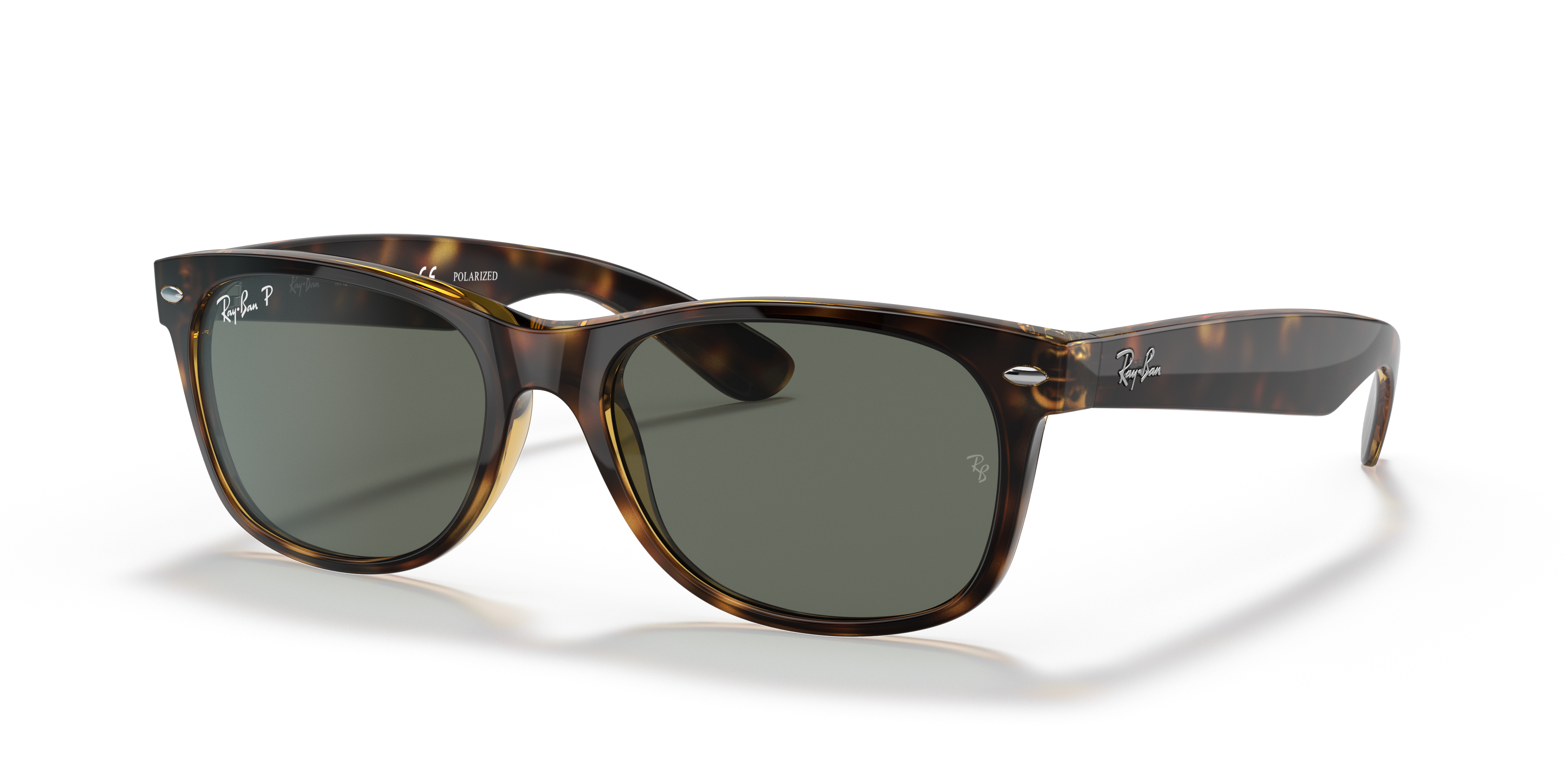 Ray-Ban New Wayfarer Classic M (55 - 18) with Green lenses and