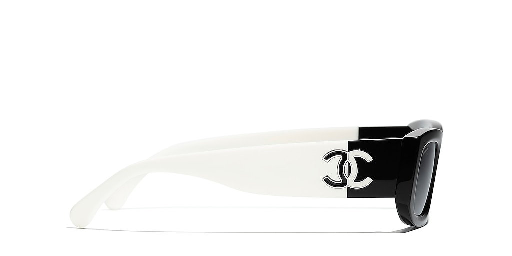 Chanel Rectangle Sunglasses CH5525 M (52 - 19) with Grey lenses