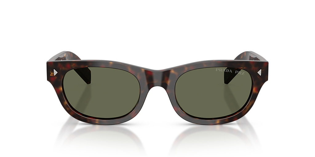 Prada PR C09SF M (52 - 20) with Green lenses and Tortoise frame