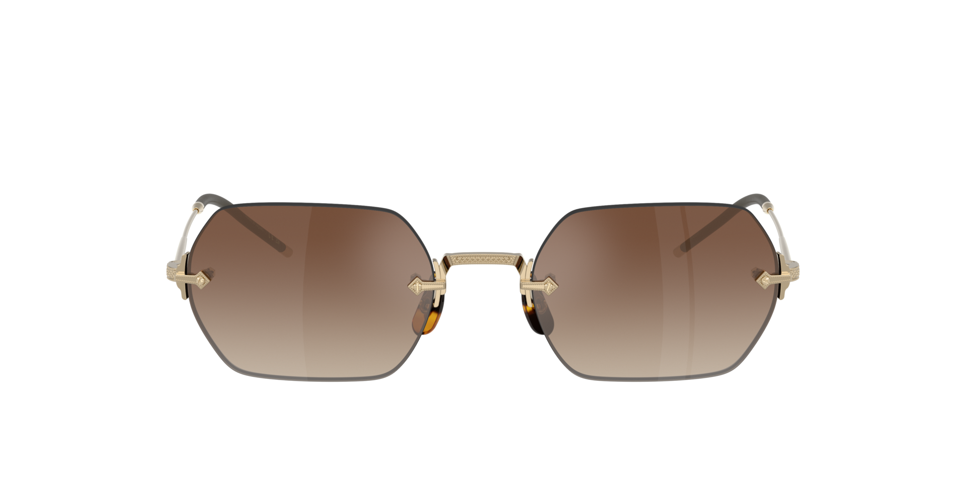 Oliver Peoples OV1353ST TK-13 M (52 - 20) com Lentes Marrom e