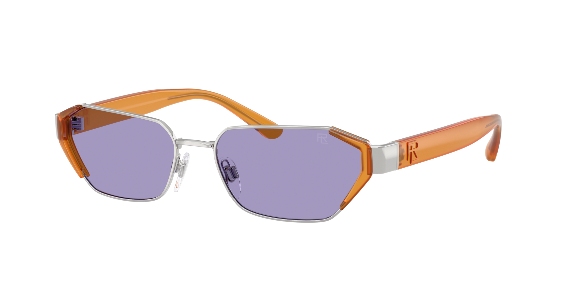 Ralph Lauren Woman Sunglass RL7094 -  Frame color: Shiny Silver, Lens color: Violet