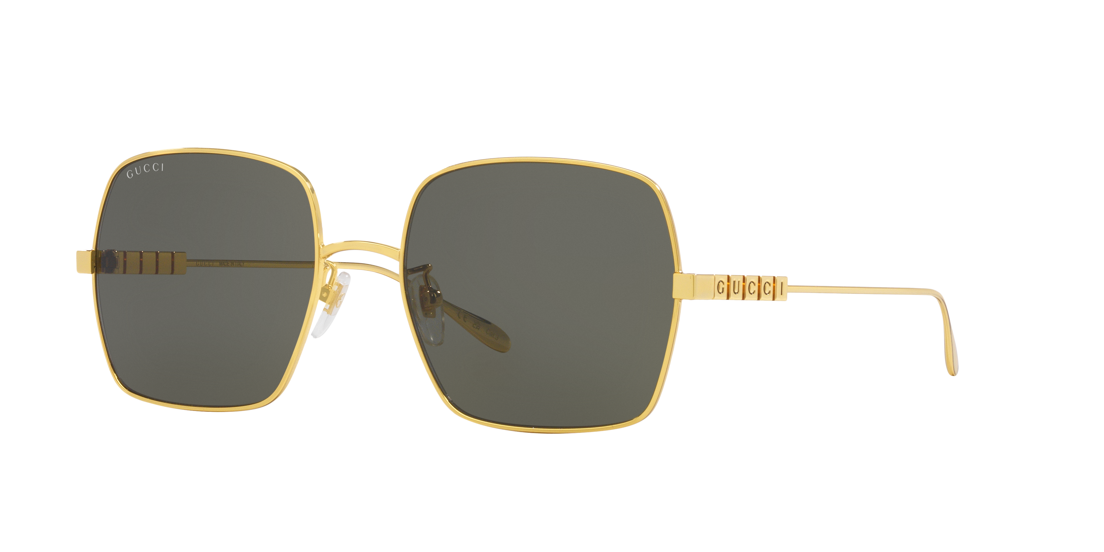 Gucci GG1434S L (57 - 19) with Grey lenses and Gold frame