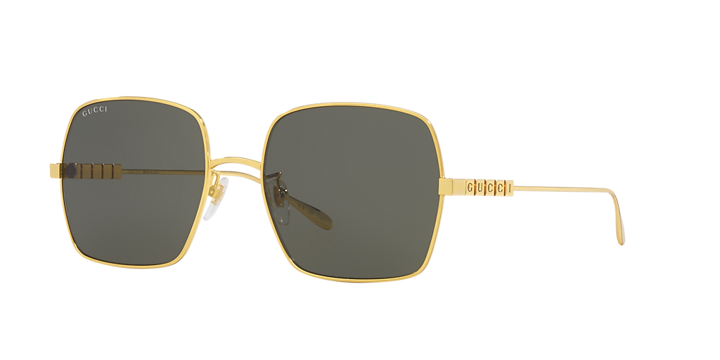 Gucci GG1434S L (57 - 19) with Grey lenses and Gold frame