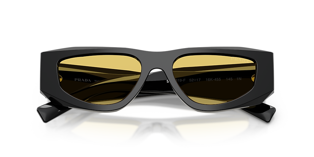 Prada PR B19SF M (53 - 17) with Yellow lenses and Black frame
