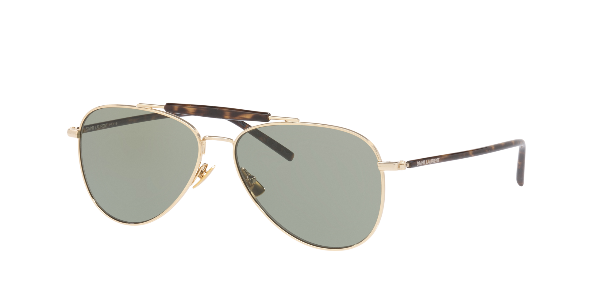 Saint Laurent SL 864 003 Men's Sunglasses Gold Size 57 - Free RX Lenses - Free RX Lenses