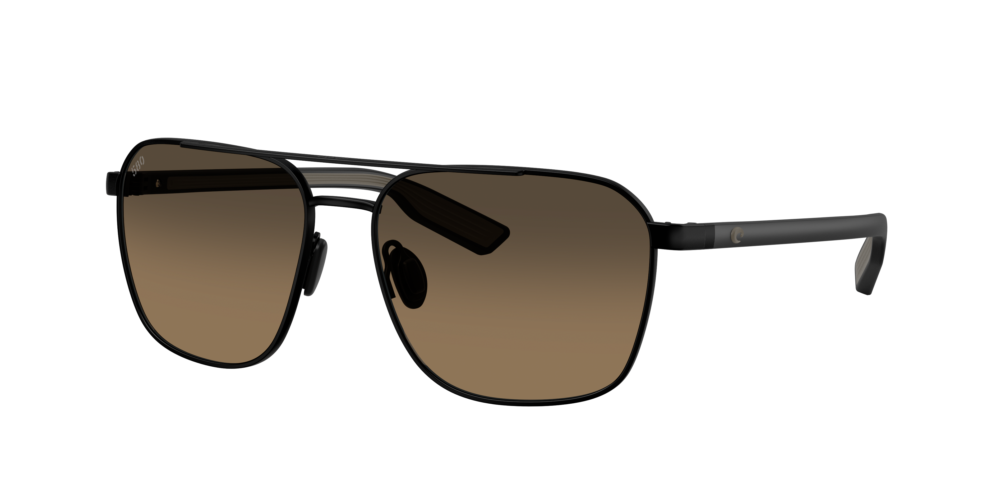 Costa Man Sunglass Wader -  Frame color: Satin Black, Lens color: Copper