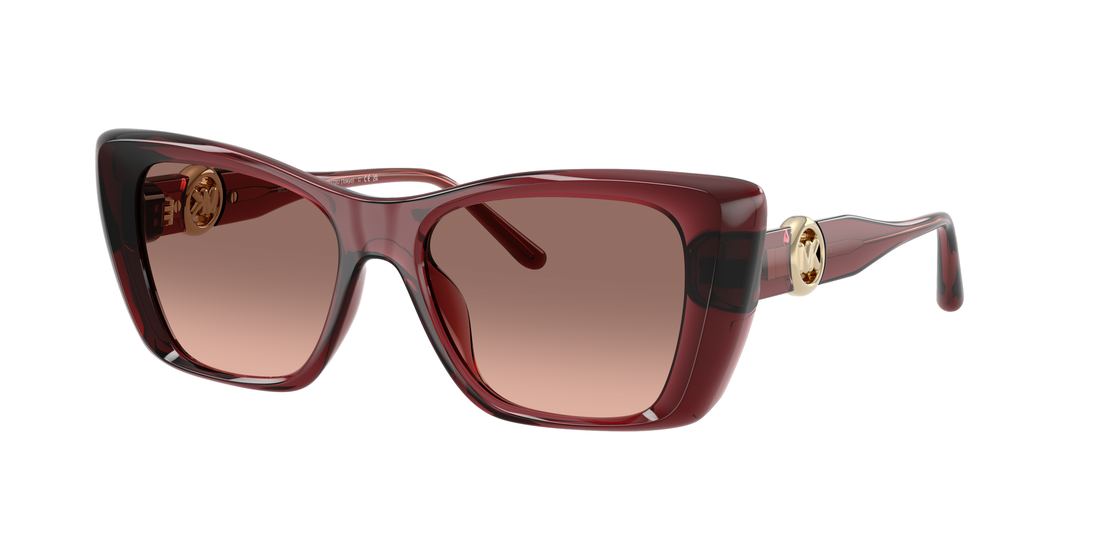 Michael Kors Woman Sunglass Tokyo -  Frame color: Rosewood, Lens color: Peach