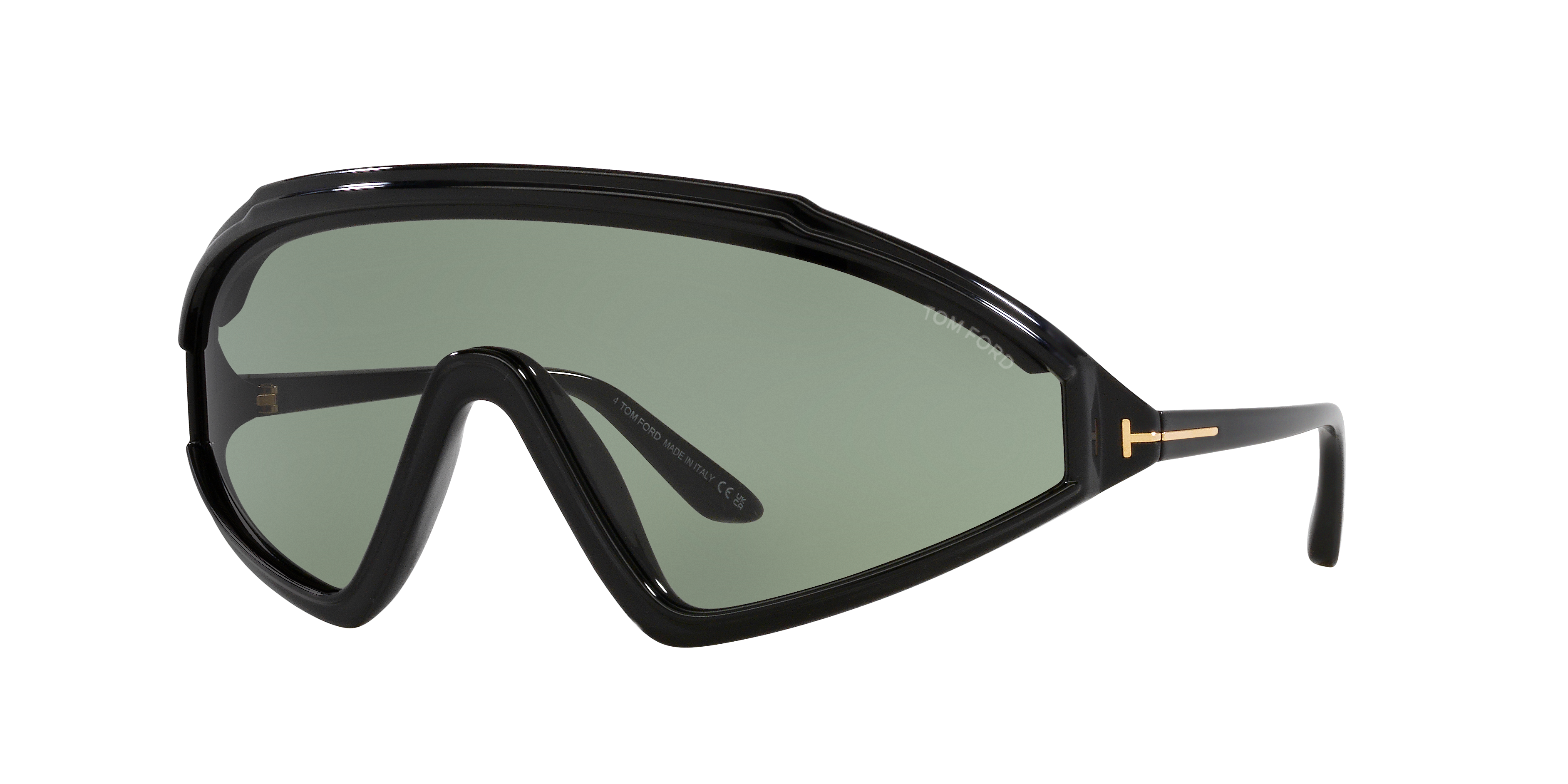 Tom Ford Lorna TR XXL (57 - 157) with Grey lenses and Black frame