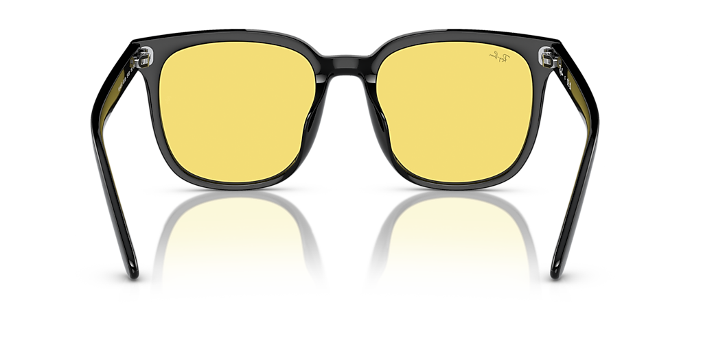 Ray-Ban RB4401D XXL (57 - 20) with Yellow lenses and Black frame
