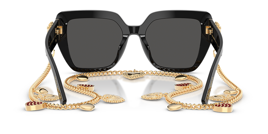 Dolce&Gabbana DG4538 L (54 - 20) with Grey lenses and Black frame