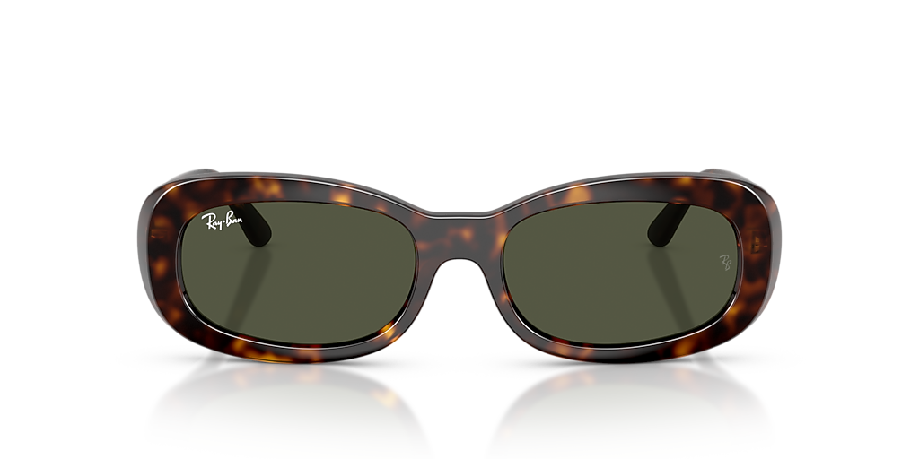 Ray-Ban RB2221 M (53 - 18) with Green lenses and Tortoise frame