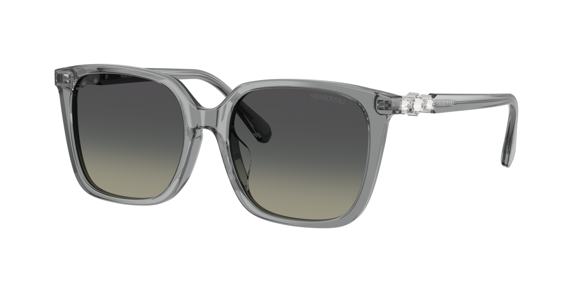 Swarovski Grey Sk6053d 106211 Woman Sunglasses Acetate Pillow Normal Nuanced - Image 2