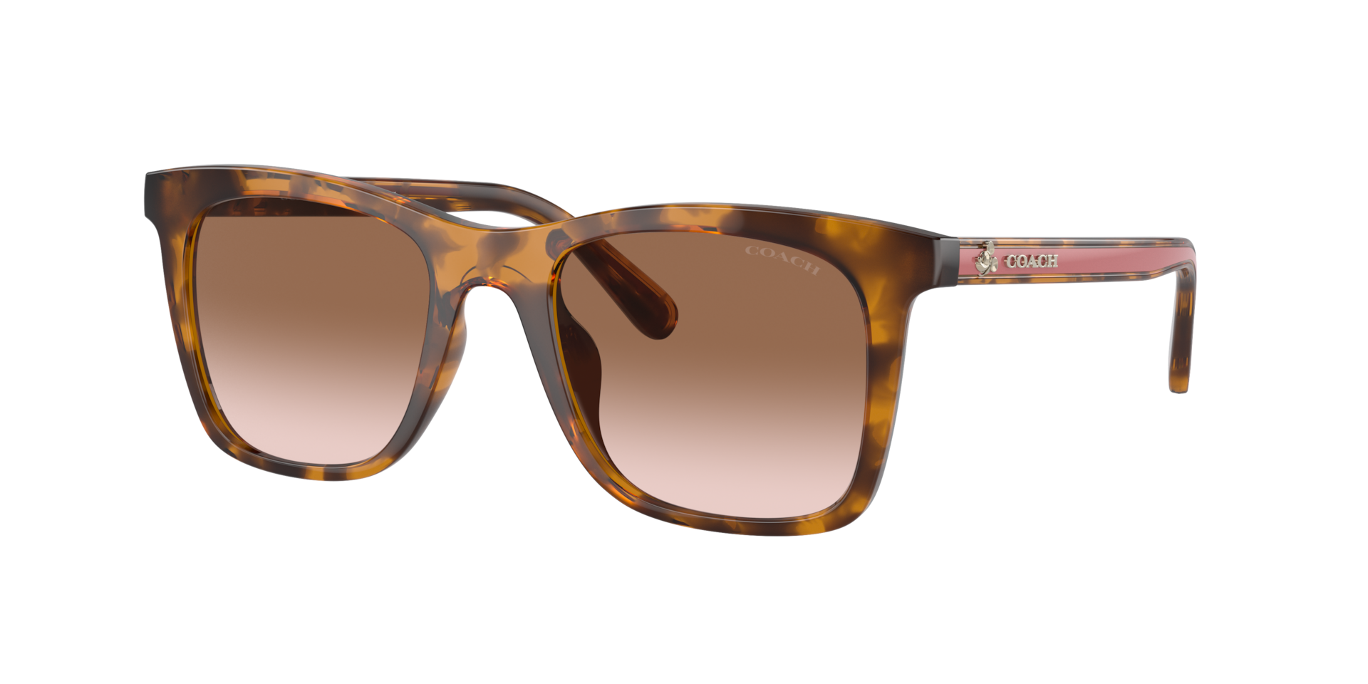 Coach Femme Sunglass CH561 - Couleur du Monture caille de tortue fonce Couleur de Lentille Dgrad Rose Marron 69 €