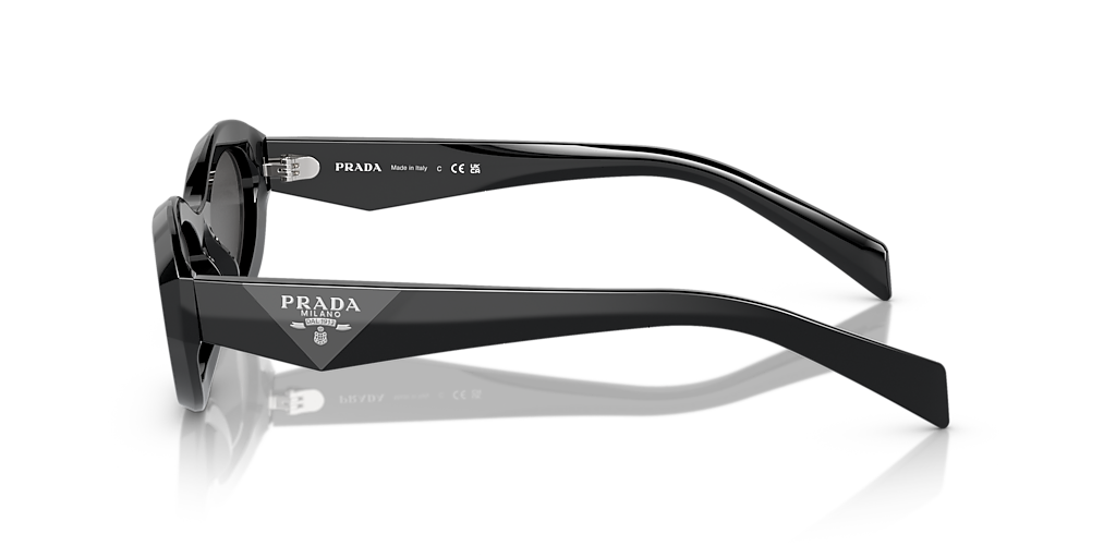 Prada PR 26ZSF L (56 - 15) with Grey lenses and Black frame