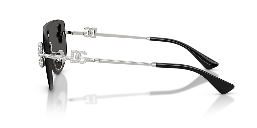 Dolce&Gabbana DG2333B (0 - 138) with Grey lenses and Silver frame