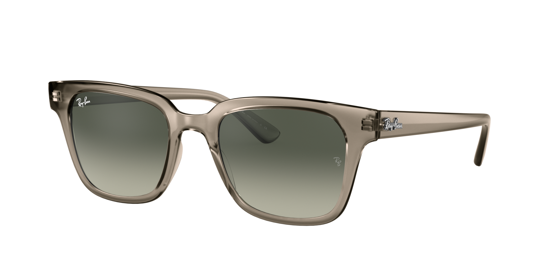 Ray-Ban Unisex Sunglass RB4323 -  Frame color: Transparent Grey, Lens color: Grey Gradient