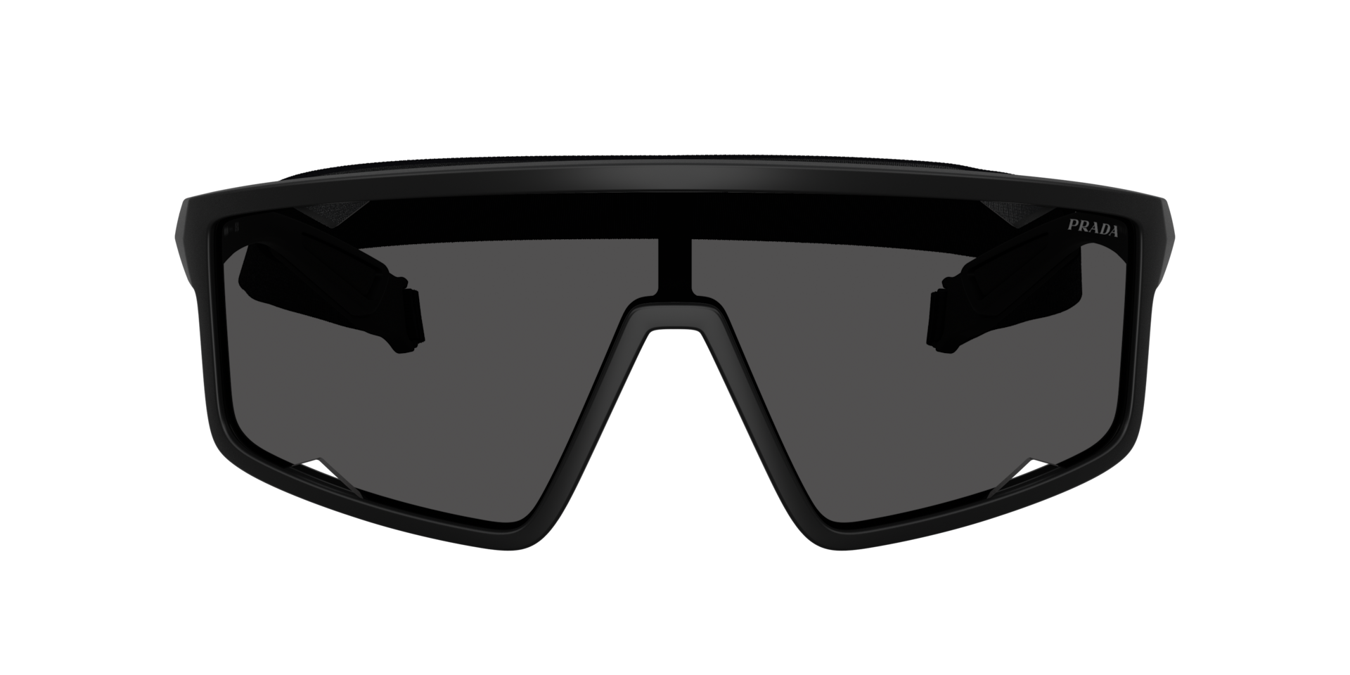 Prada Linea Rossa PS A03S XXL (0 - 141) with Grey lenses and Black