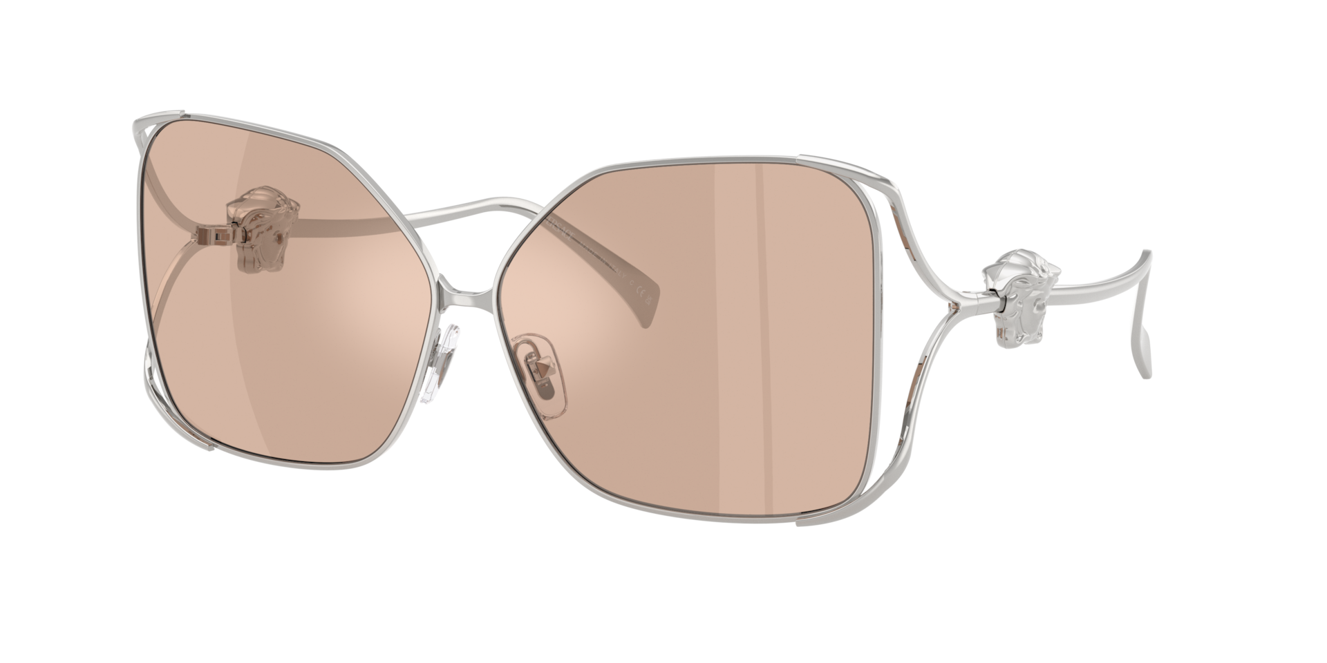 Versace VE2288 XL (62 - 11) with Pink lenses and Silver frame