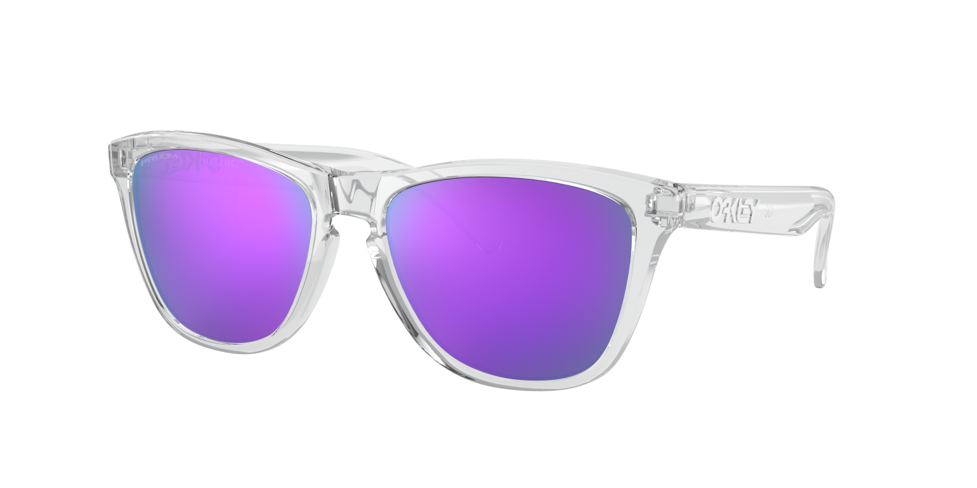 Oakley Frogskins™ (Low Bridge Fit) XL (54 - 17) with Violet lenses