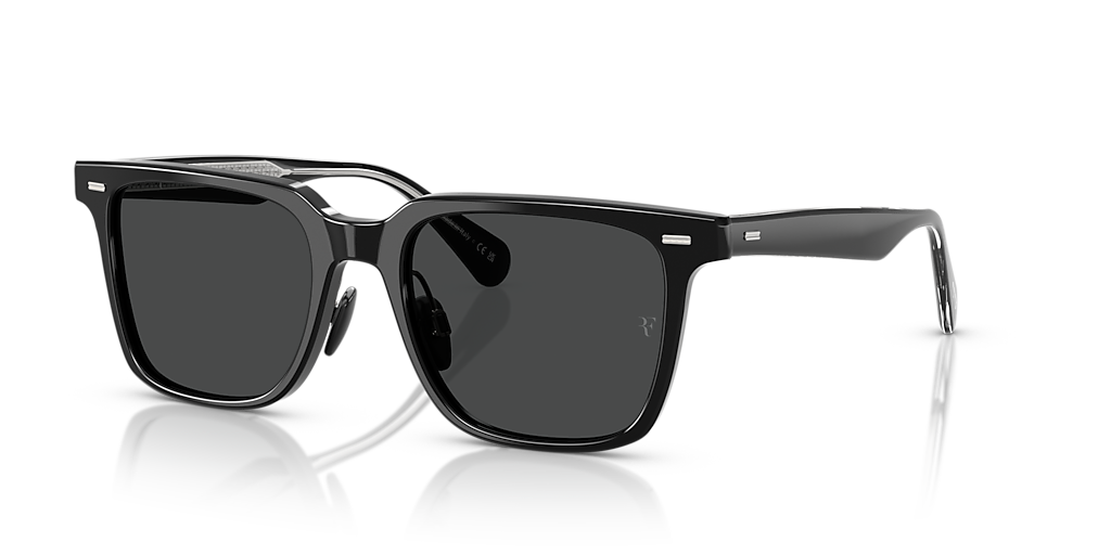 オウ Oliver Peoples OV5592S Mr. Federer II M (52 - 19) com Lentes Cinza