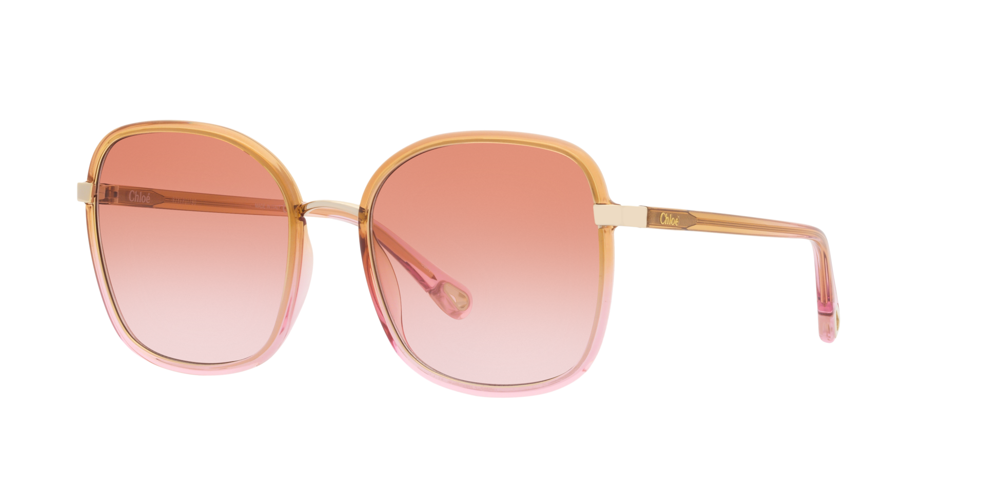 Chlo Femme Sunglass CH0031S - Couleur du Monture Dgrad Rose Couleur de Lentille Orange 259 €
