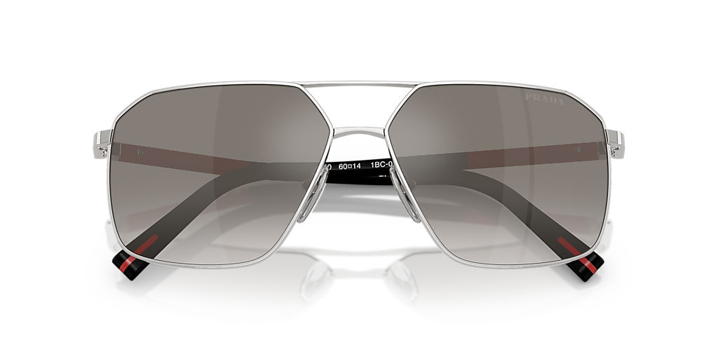 Prada Linea Rossa PS A50S XL (60 - 14) with Grey lenses and Silver