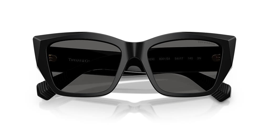 Tiffany & Co. TF4230 S (54 - 17) with Grey lenses and Black frame