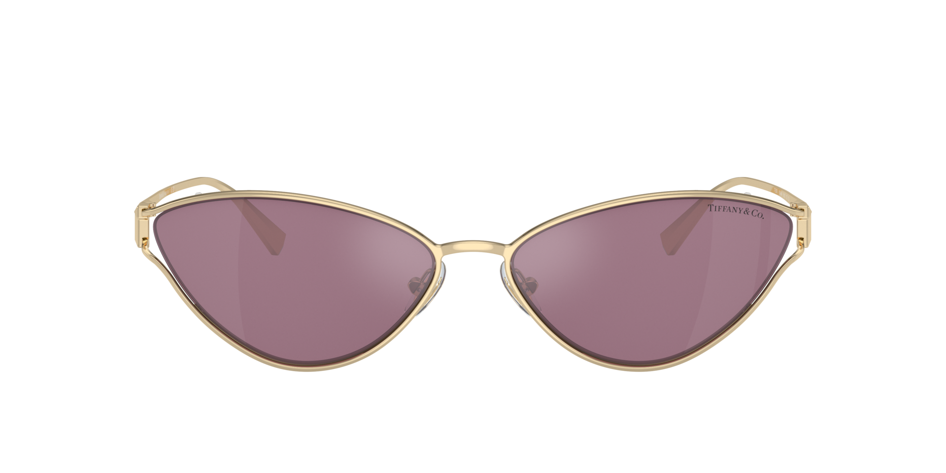 ティファニー Tiffany & Co. TF3095 XXL (61 - 16) with Pink lenses and Gold frame