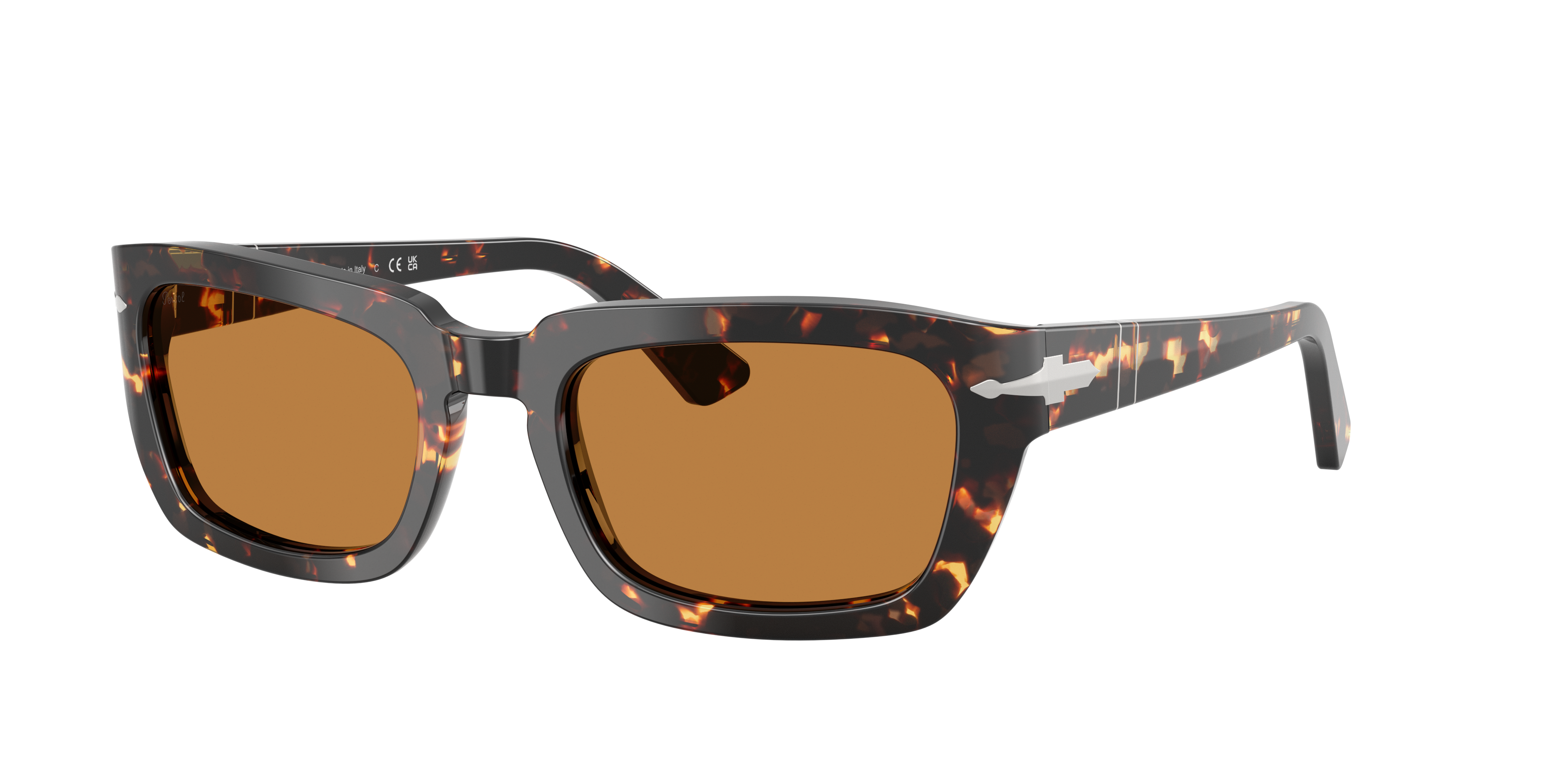 Persol Unisex Sunglass PO3367S -  Frame color: Tabacco Virginia, Lens color: Yellow Brown