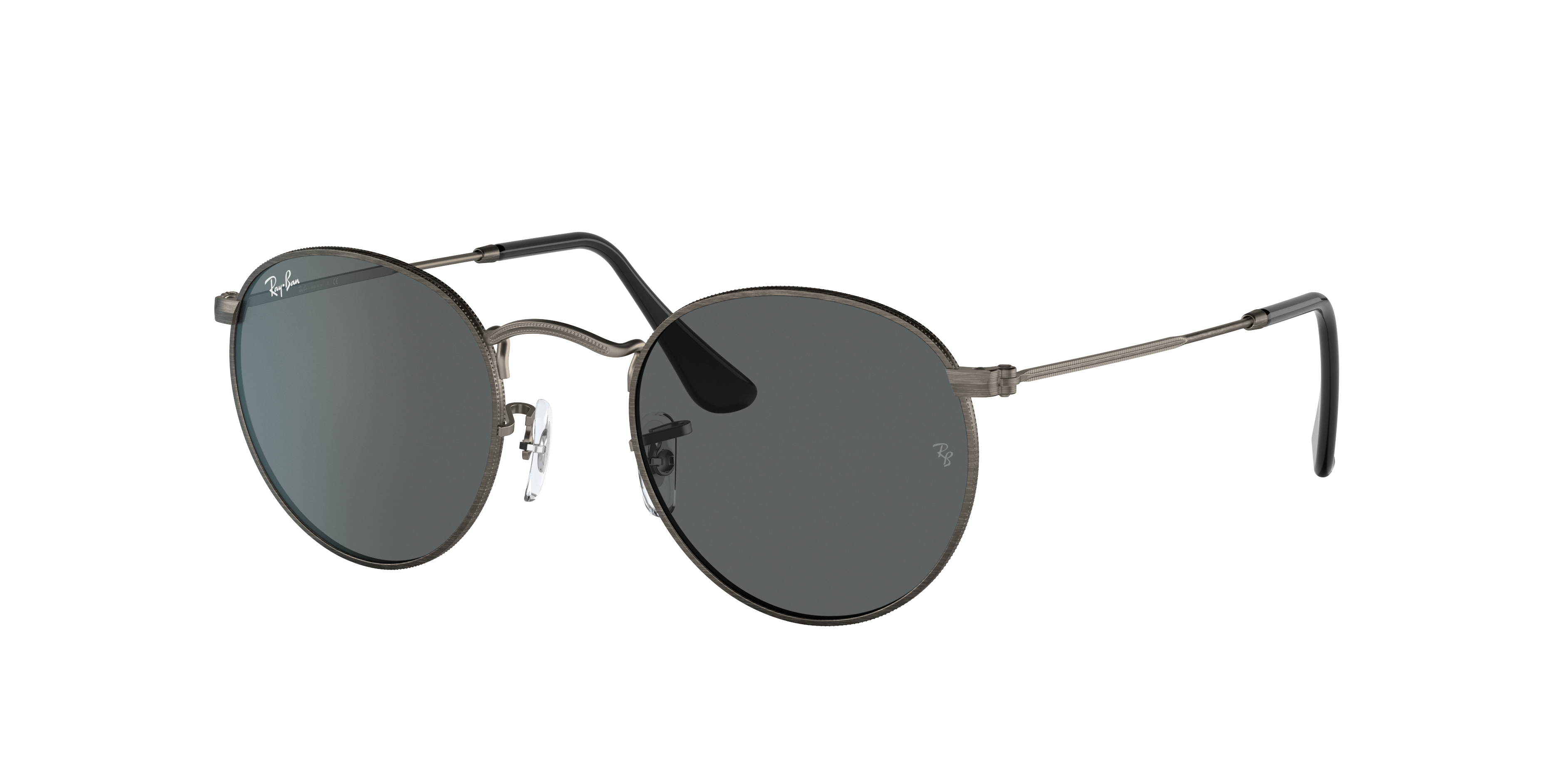 Ray-Ban Round Metal Antiqued S (50 - 21) with Grey lenses and Grey