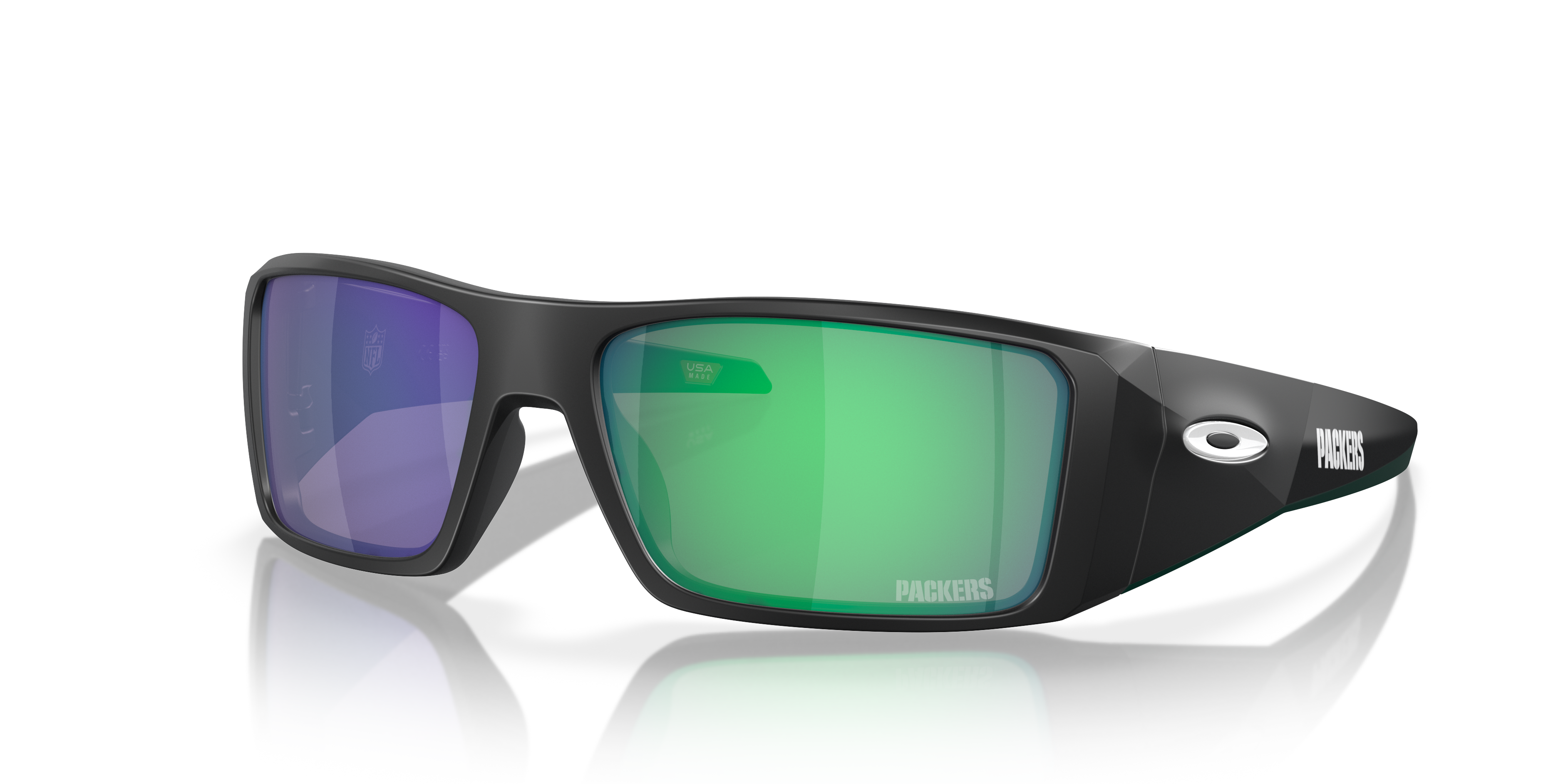 Oakley Green Bay Packers Heliostat S (61 - 16) with Green lenses