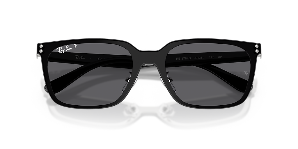 Ray-Ban RB3784D XL (0 - 145) with Grey lenses and Silver frame