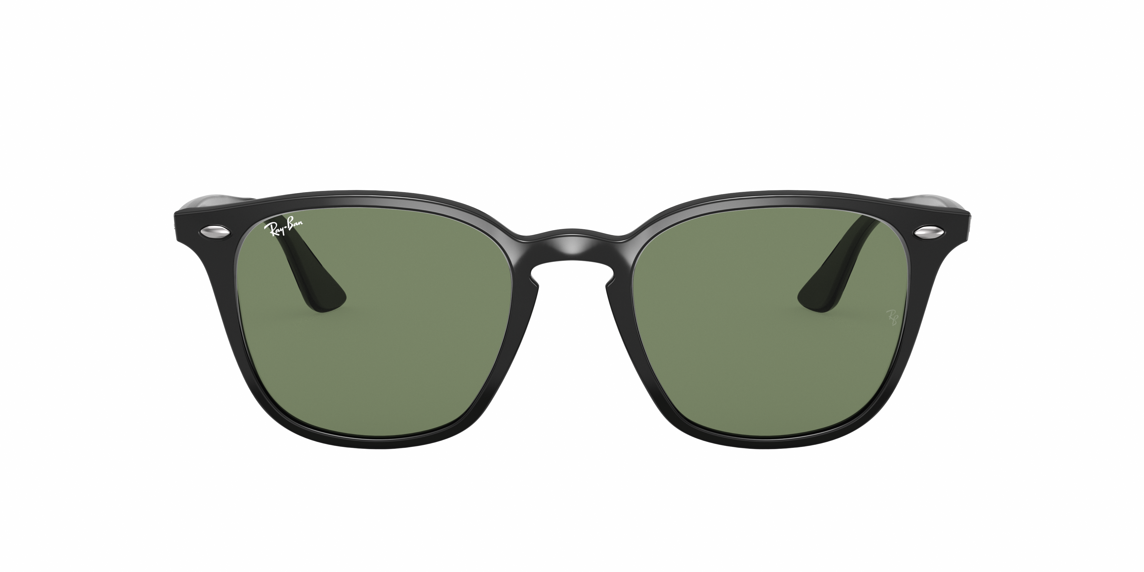 Ray-Ban RB4258 L (52 - 20) with Green lenses and Black frame