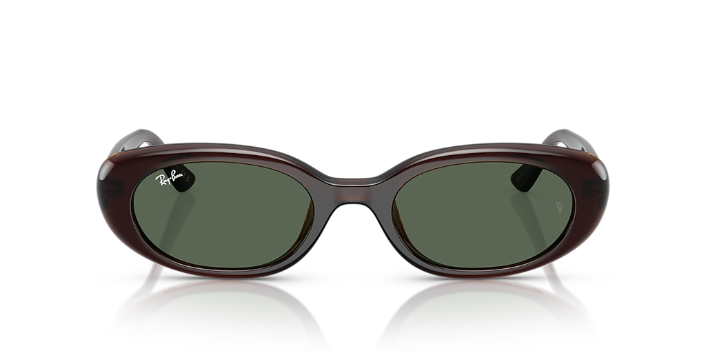 Ray-Ban RB4441D L (53 - 21) with Green lenses and Brown frame